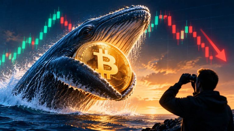 Bitcoin whale wallets holding 10 to 10,000 BTC reach a record 20,338 as Binance perpetual funding turns negative amid cautious market positioning.