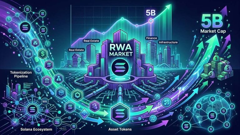 Solana’s RWA Market Hits Record $5 Billion as Tokenization Momentum Accelerates