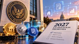 The SEC adds tokenization to its fiscal 2027 examination priorities, increasing scrutiny of clearing agencies and evolving market infrastructure.