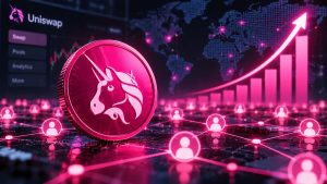 Uniswap records 13,137 new UNI addresses, its biggest growth spike since 2020, as active addresses rise and traders monitor key support levels.