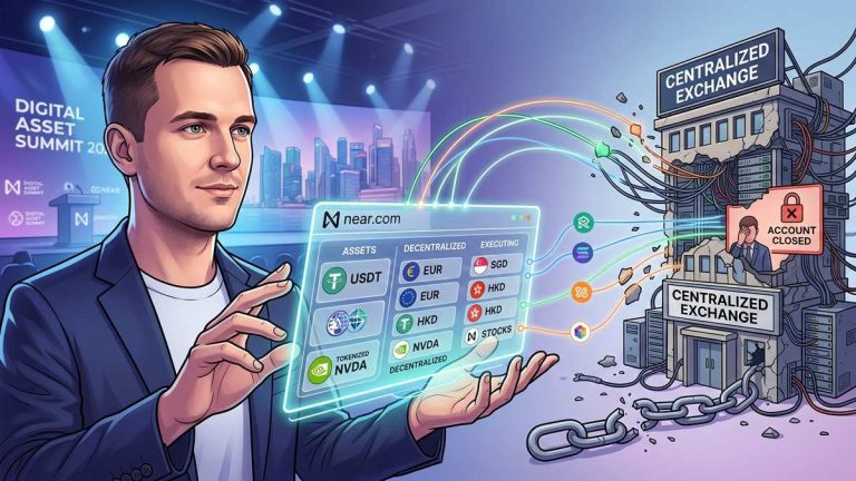 Illia Polosukhin, co-founder of NEAR, noted that on-chain tools reduce reliance on centralized exchanges.