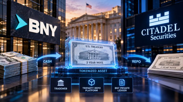 BNY and Citadel Complete Landmark Tokenized Treasury Repo Deal