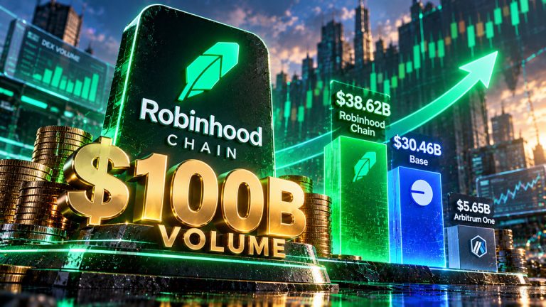 Robinhood Chain Surpasses $100B Volume and Flips Base Blockchain