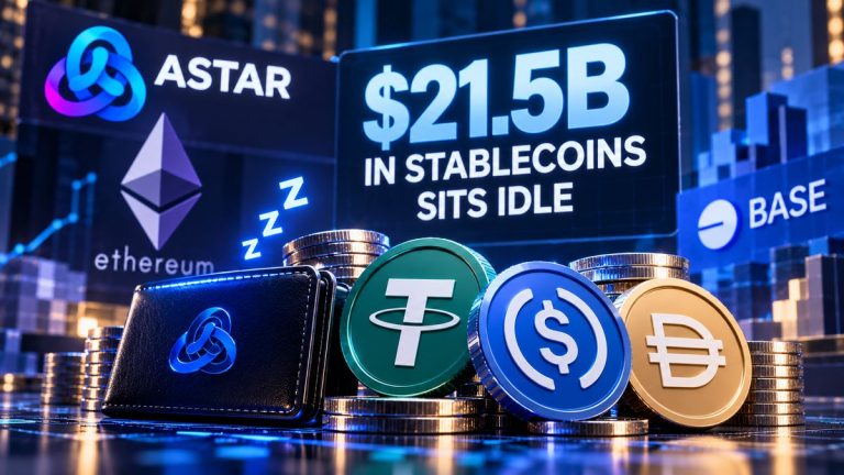 Astar Report Shows $21.5B In Stablecoin Wealth Sits Idle On Networks