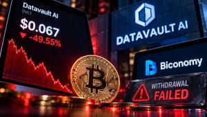 Datavault AI Stock Plunges 50% Following Failed Biconomy Bitcoin Withdrawal Attempt