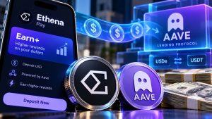 Ethena Launches Earn Plus Feature Routing Dollar Deposits To Aave Protocols
