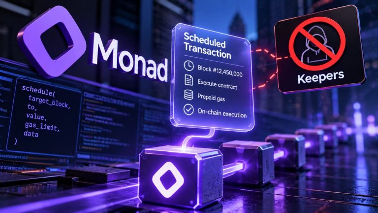 Monad Proposes Protocol-Level Scheduled Transactions to Eliminate Keeper Dependence