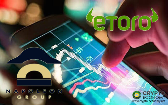 eToro se asocia con Napoleon Group para lanzar un servicio de gestión de cripto activos