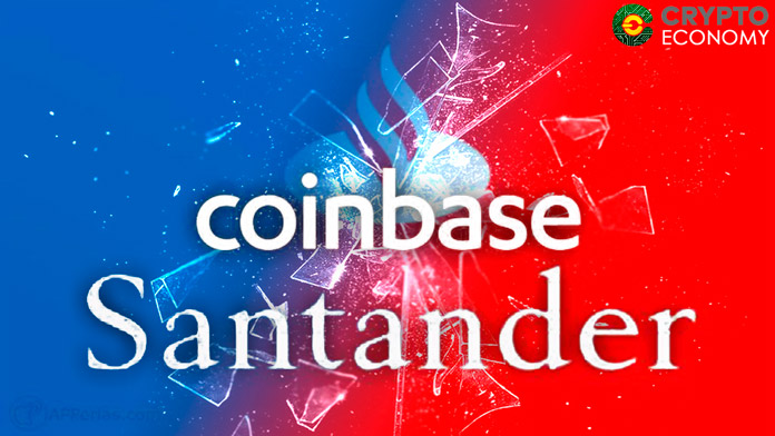 Santander UK cesa negocios con Coinbase