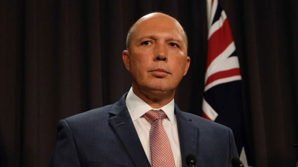 El ministro australiano del Interior, Peter Dutton, dice que los terroristas usan criptomonedas para financiar sus crímenes