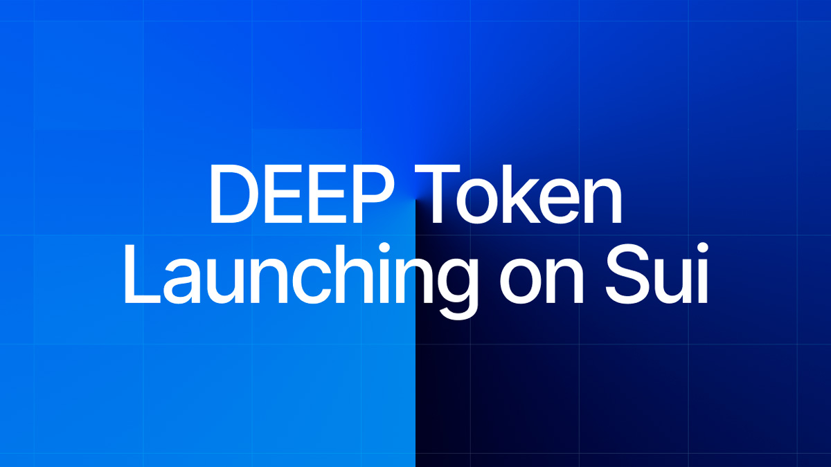 DeepBook, la primera capa de liquidez nativa de Sui Blockchain, lanza un nuevo token con NFT Airdrop