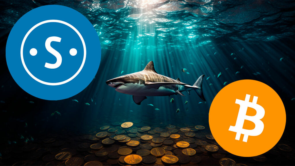 Los datos de Santiment revelan un aumento en la acumulación de Bitcoin por parte de los "tiburones"