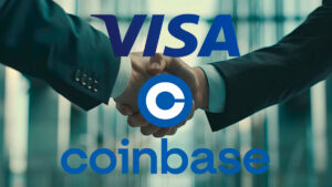 Visa se asocia con Coinbase para ofrecer depósitos y retiros instantáneos de cuentas