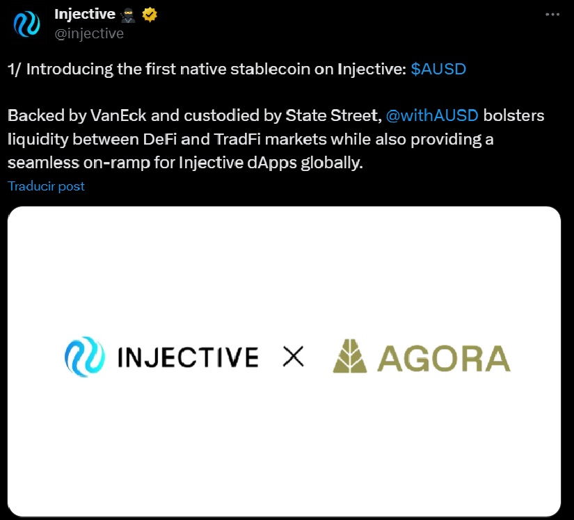 agora injective post