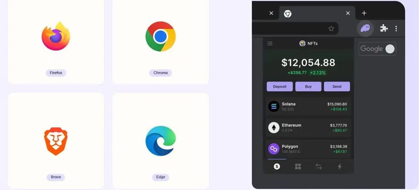 phantom wallet browsers navegadores web post