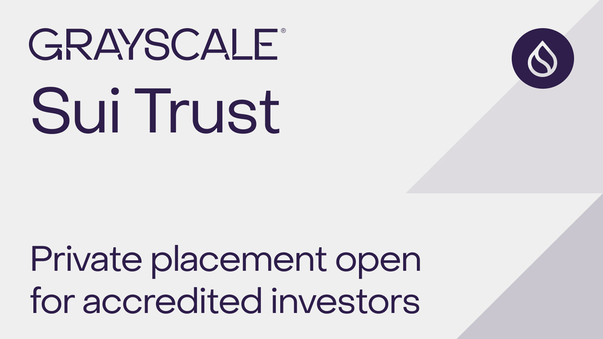 Grayscale lanza Sui Trust para una exposición simplificada al token SUI