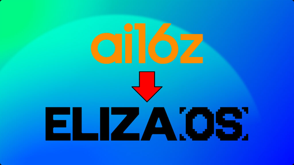 Ai16z se ve obligada a cambiar su nombre a ElizaOS tras un conflicto de nombres con a16z