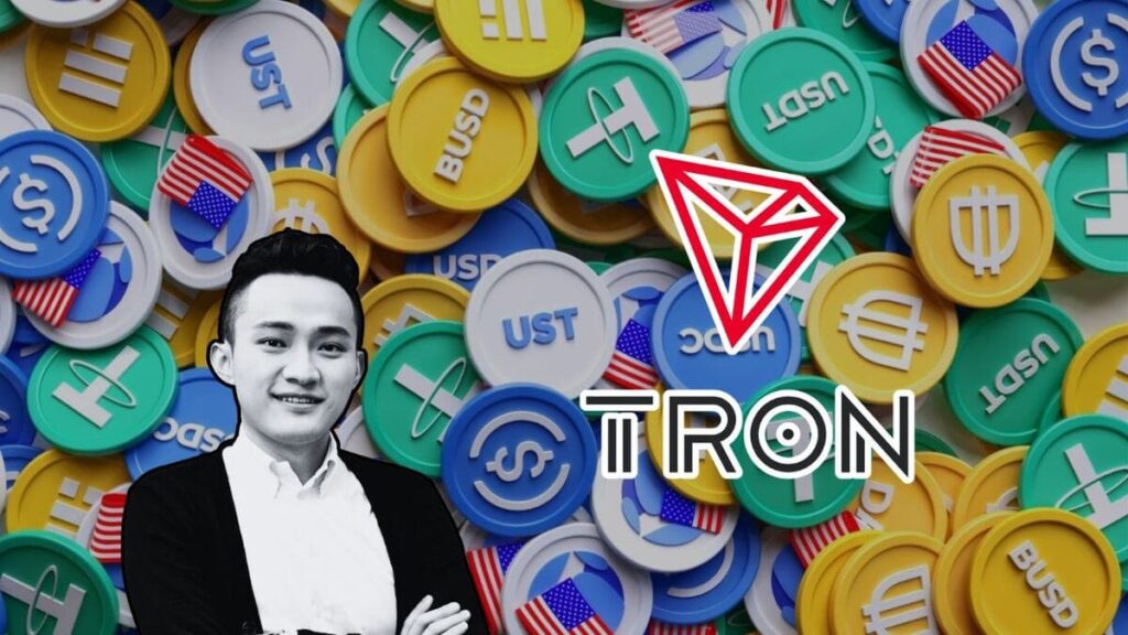 Justin Sun Anuncia Transacciones de Stablecoins Sin Comisiones en TRON