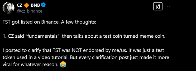 CZ critica la estrategia de cotización de Binance y pide cambios importantes