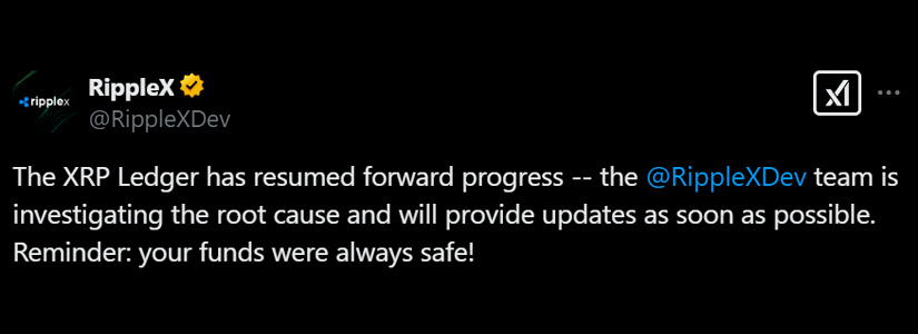 Ripple investiga la interrupción de XRP Ledger a medida que surgen problemas de consenso