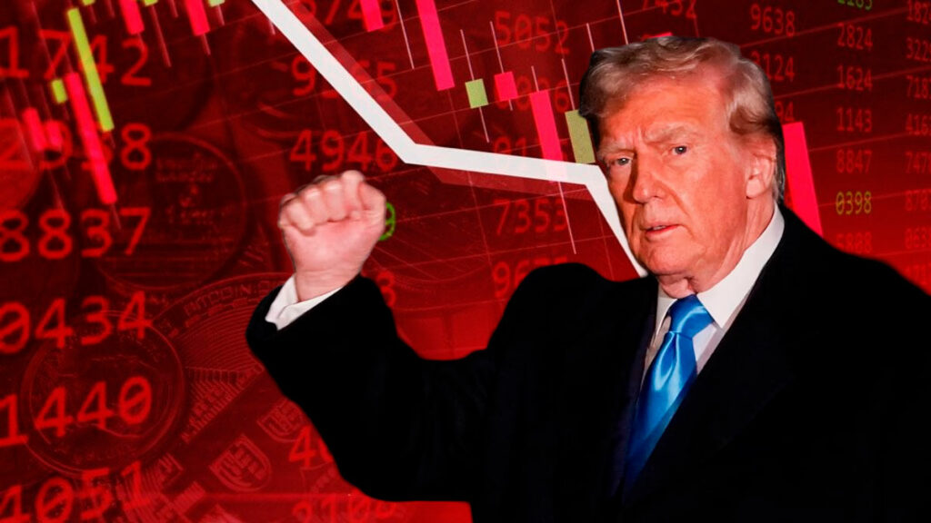 Caída histórica del Mercado cripto Por a los aranceles de Trump