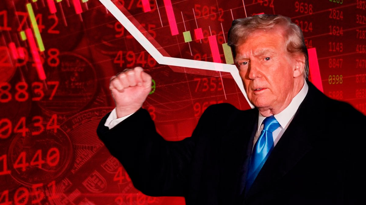 Caída histórica del Mercado cripto Por a los aranceles de Trump