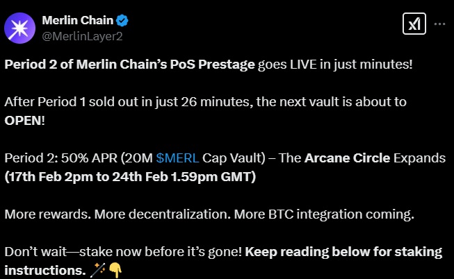 merlin chain tweet