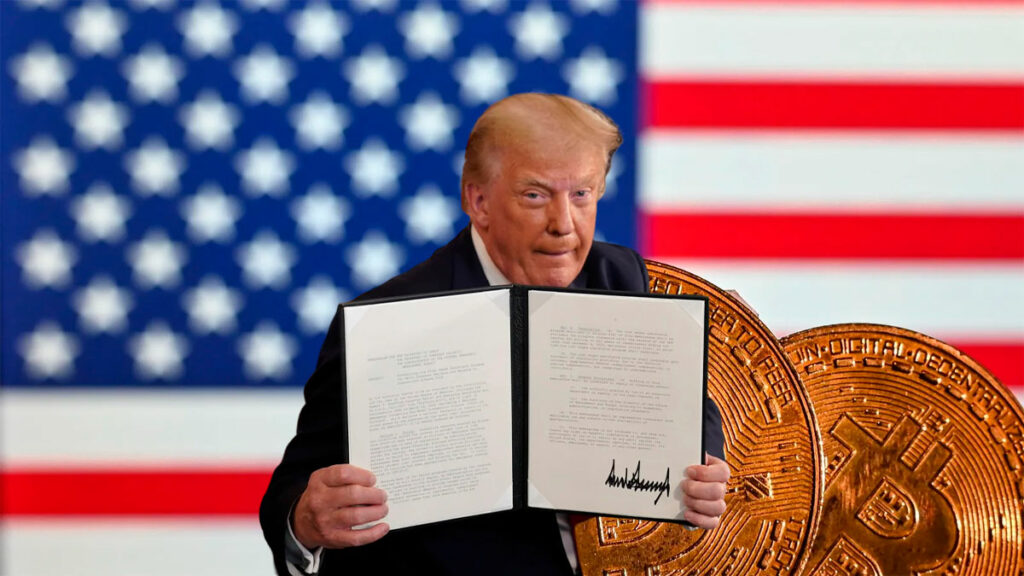 Trump firma una orden para crear una reserva estratégica de Bitcoin, pero el precio del BTC cae