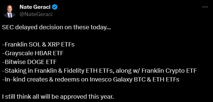 Nate Geraci SEC ETFs