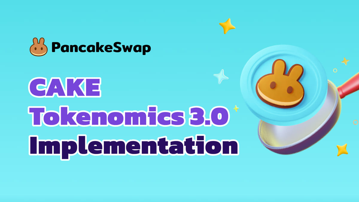 PancakeSwap Lanza Tokenomics 3.0: Permitirá Recuperar Todos los CAKE Stakeados Hasta Octubre