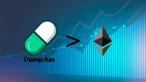 La generación de comisiones diarias de Pump.fun supera brevemente el rendimiento de Ethereum