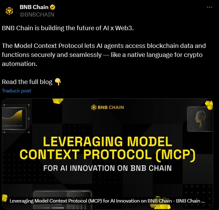 BNB Chain tweet