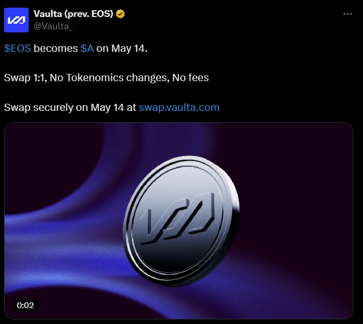 EOS Vaulta