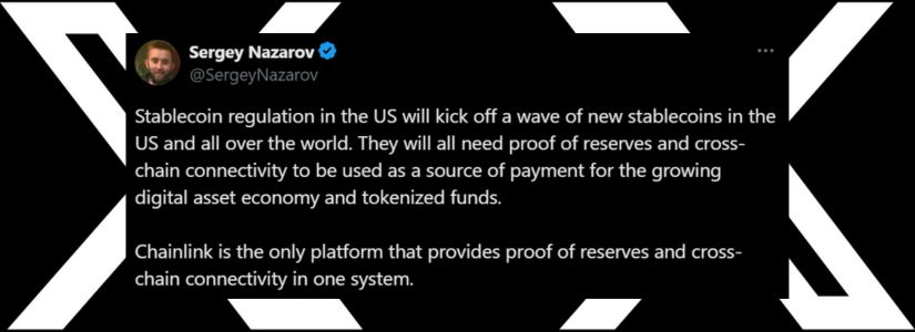 Sergey Nazarov Tweet