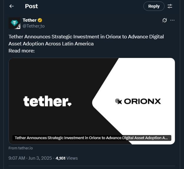 Tweet de Tether_to