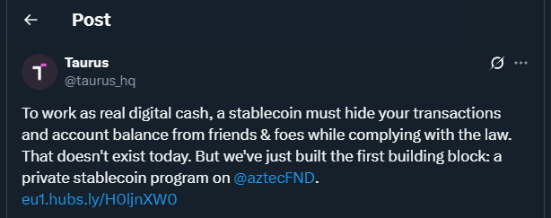 Tweet de taurus