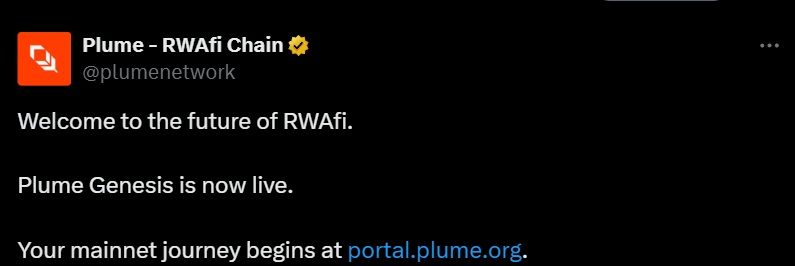 Plume network rwas