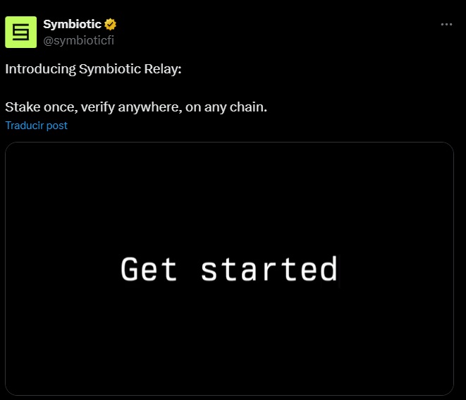 Symbiotic relay staking ethereum multichain cross chain