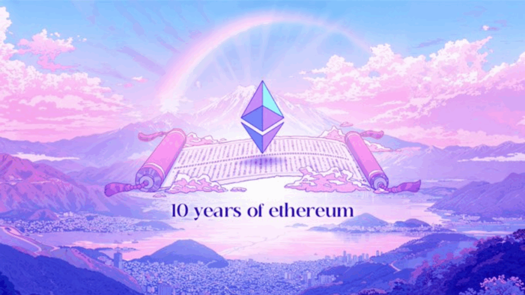 Ethereum Lanza NFT Gratis Para Celebrar Su 10º Aniversario: ¡Tienes Hasta Mañana!