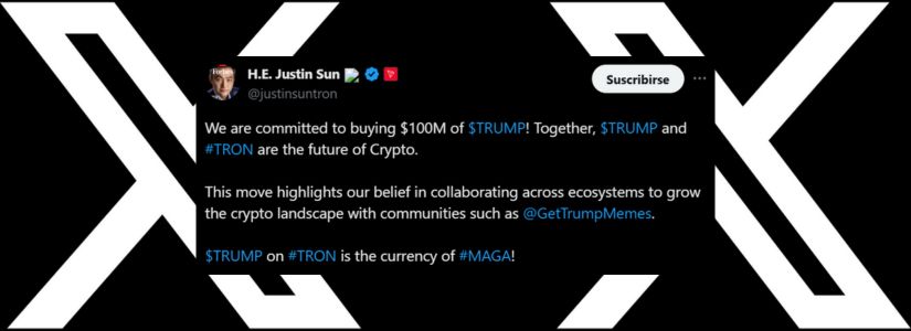 Justin Sun Tweet