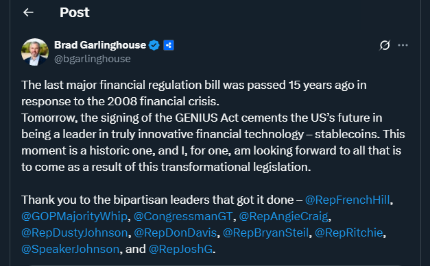 Tweet de bgarlinghouse