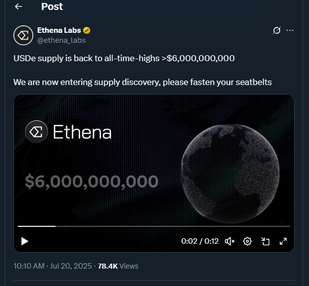 Tweet de ethena_labs