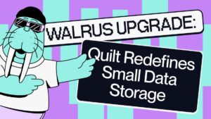Walrus Protocol Presenta la Actualización Quilt para NFTs, Comunicaciones de IA y Almacenamiento de Registros