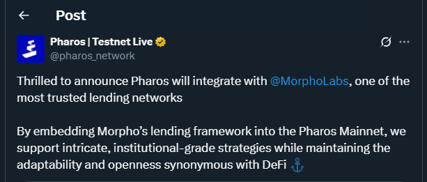 Tweet de pharos_network