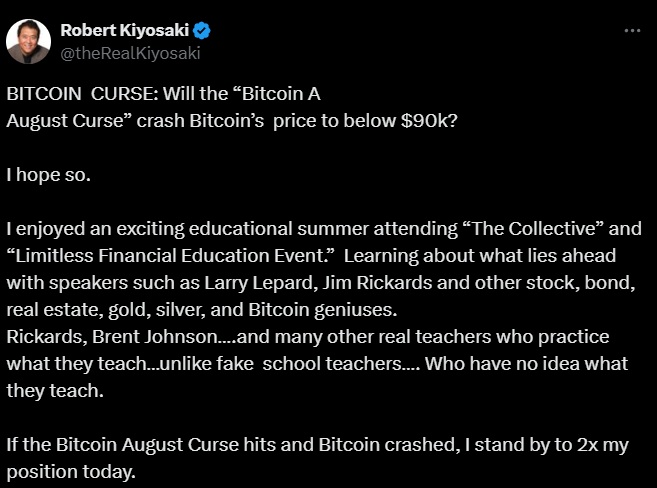 Kiyosaki Bitcoin