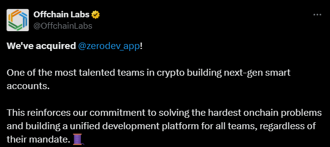 offchain labs zerodev