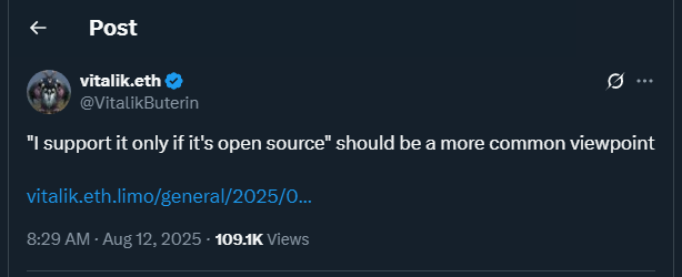 Tweet de VitalikButerin
