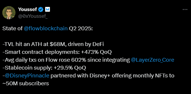 Flow blockchain messari