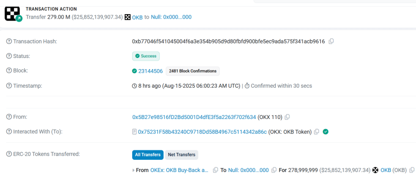 OKB Token Etherscan