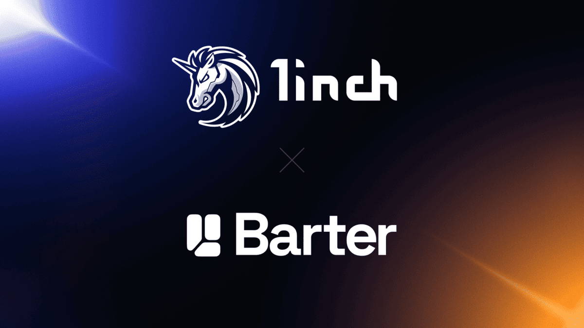 1inch y Barter se Unen para Mejorar la Eficiencia del Trading en DeFi